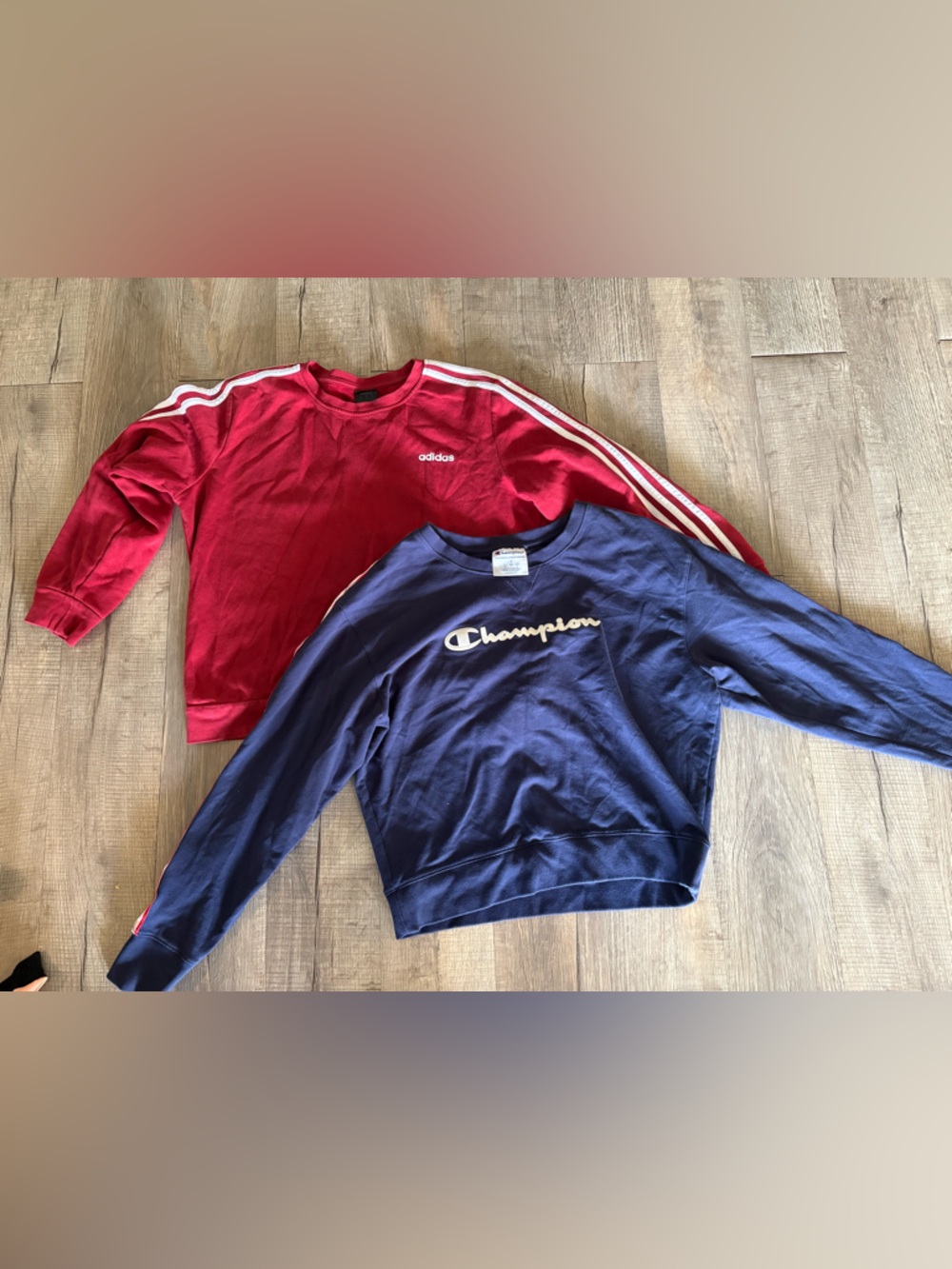 adidas & Champion Crewneck Sweatshirt Set